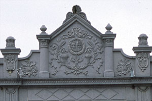 detail of Baroque cornice