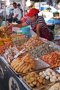 vendor selling snackfood